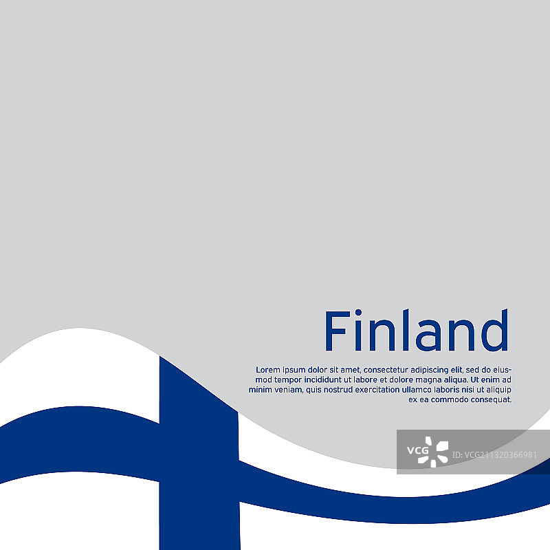 芬兰国旗背景图片素材