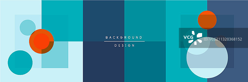 带有圆形的新孟菲斯几何图案图片素材