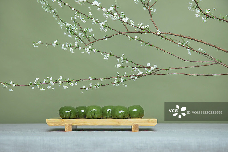 青团与酒,中国风,传统文化图片素材