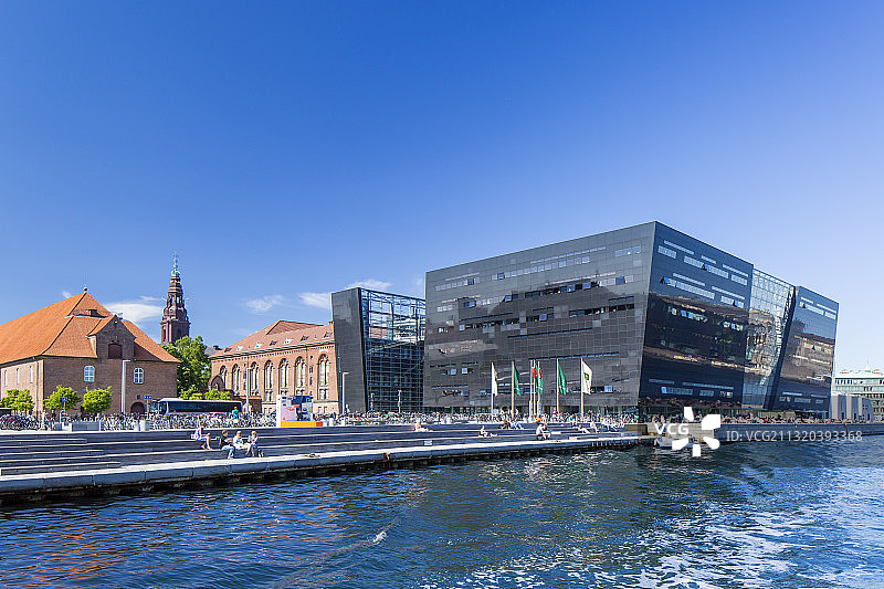 哥本哈根皇家图书馆（丹麦国家图书馆）图片素材