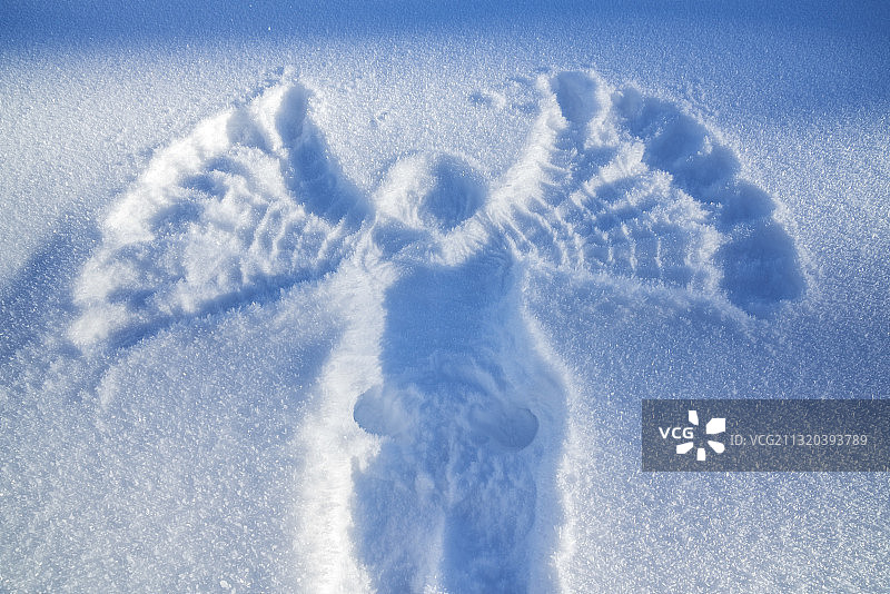 雪天使图片素材