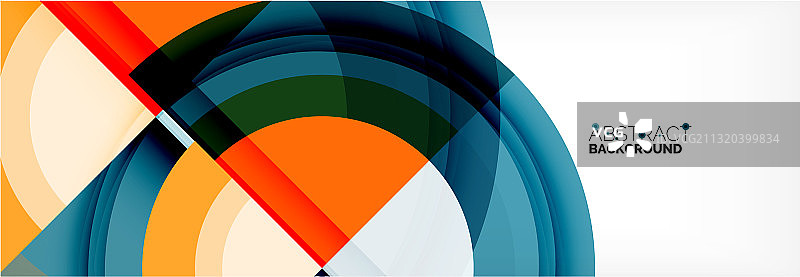 圆形形状三角形和圆形现代图片素材