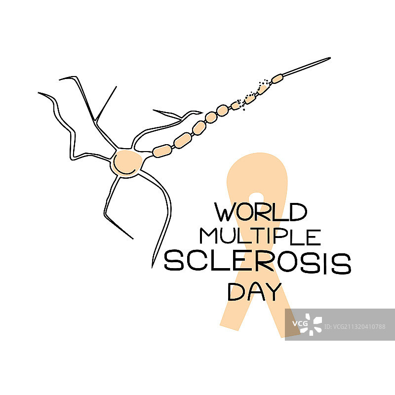 世界多发性硬化症日图片素材