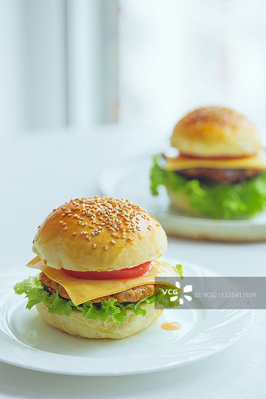 自制汉堡图片素材