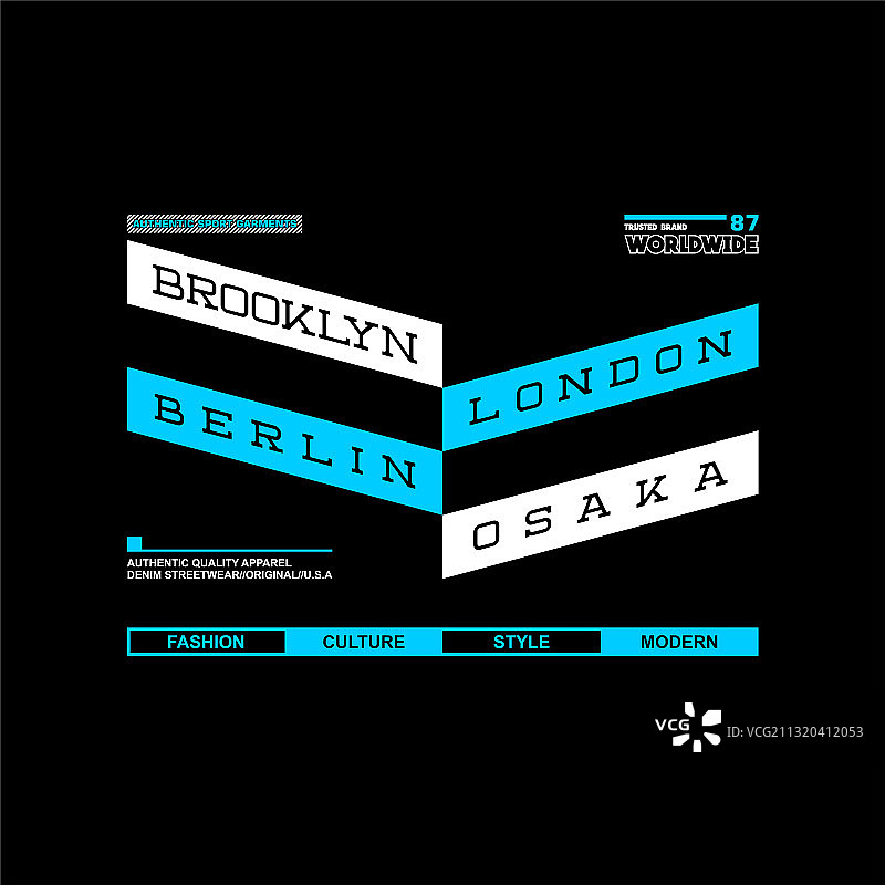 布鲁克林伦敦柏林大阪复古时尚图片素材