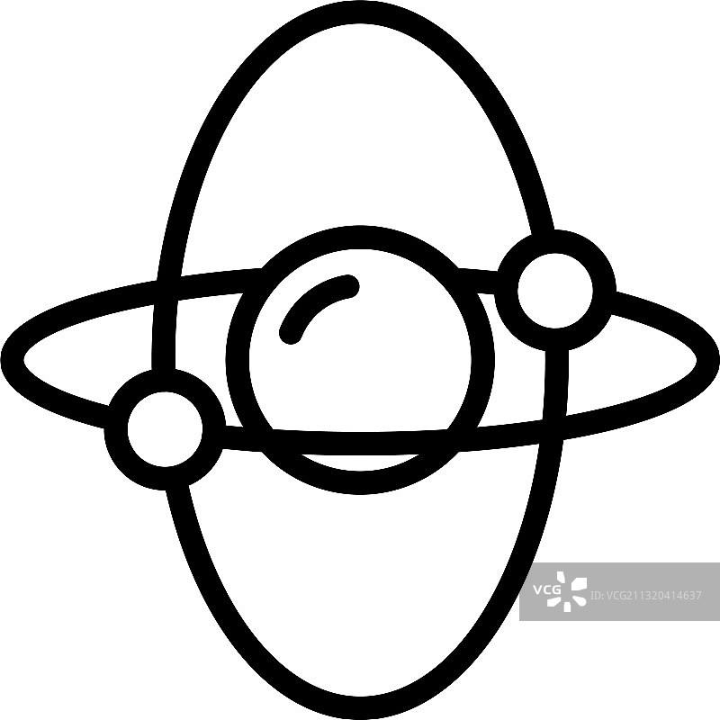 姿态陀螺仪轮廓线图标样式图片素材