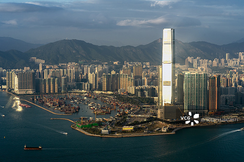 香港西九龙天际图片素材