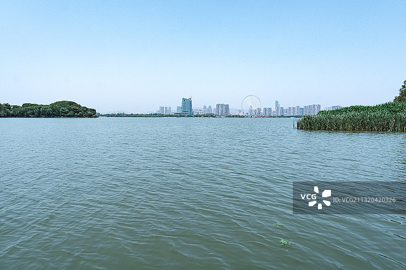 无锡蠡湖城市风光图片素材