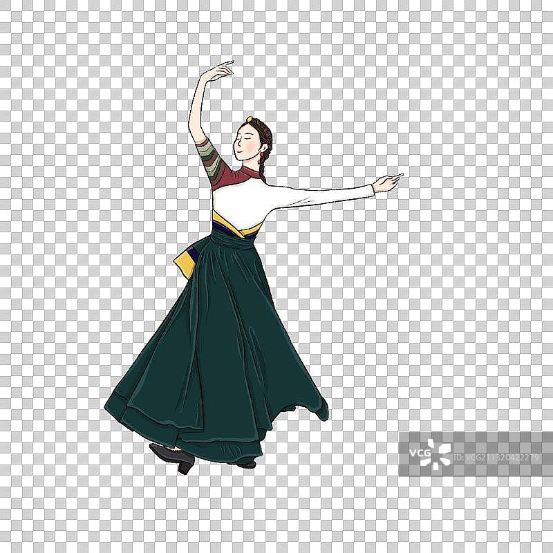 藏族舞图片素材