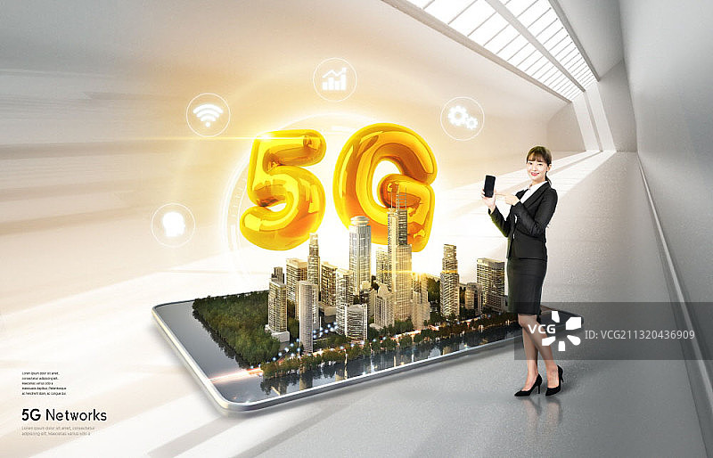 5G网络主题合成图片素材