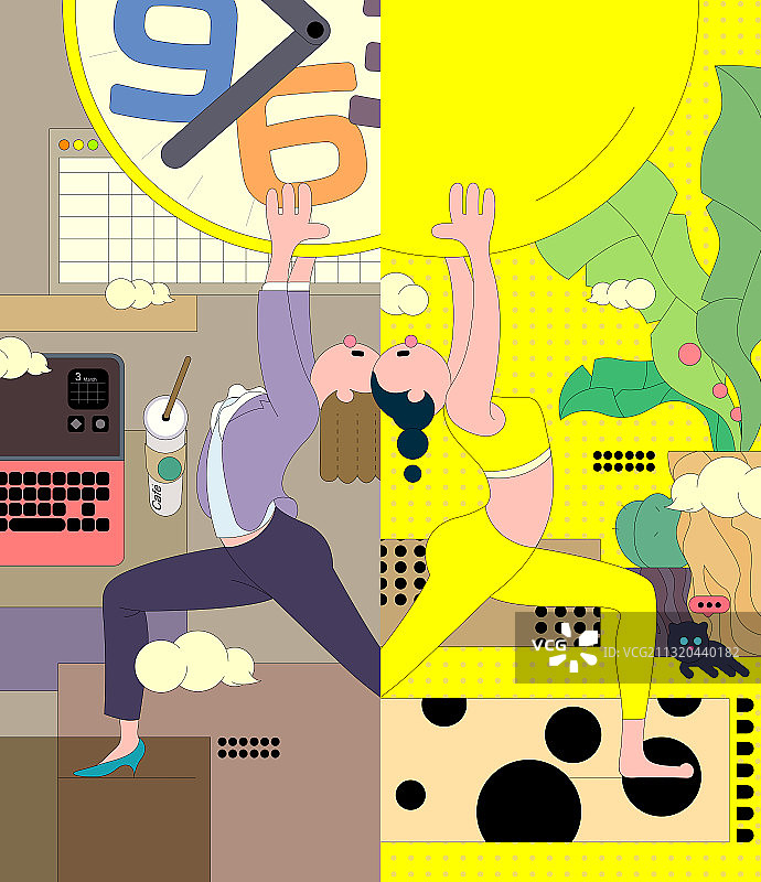 双面女生图片素材