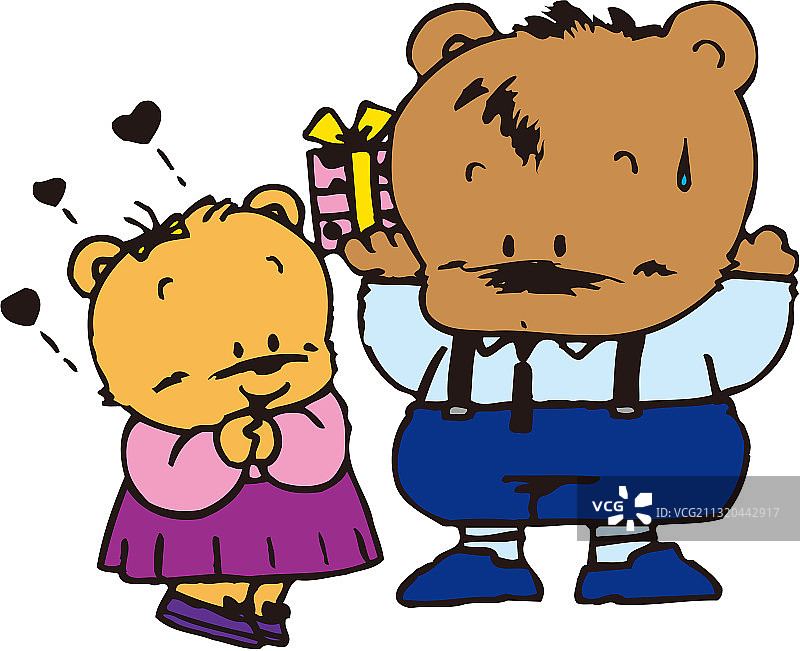 卡通熊图片素材