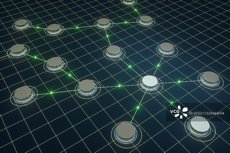 区域链，商务策略，水平画幅，安全，想法图片素材