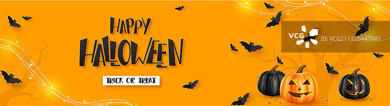 万圣节主题banner图片素材
