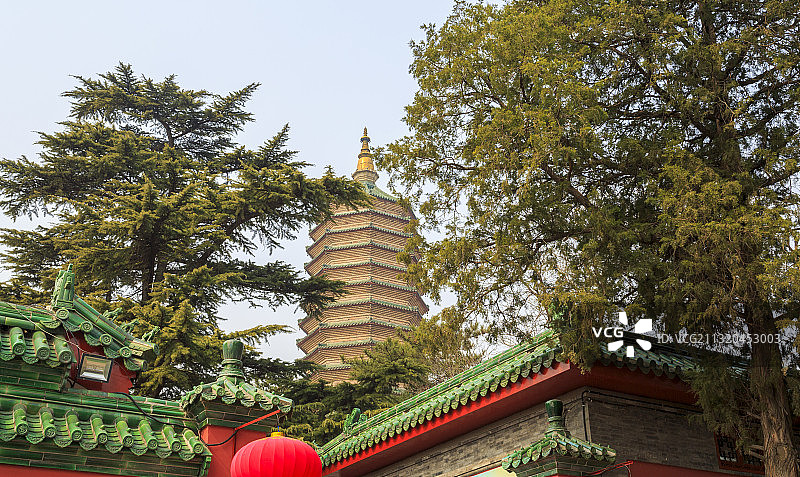 八大处舍利塔图片素材