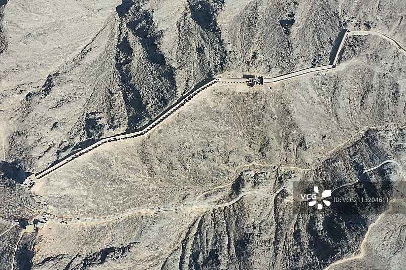 嘉峪关悬臂长城图片素材