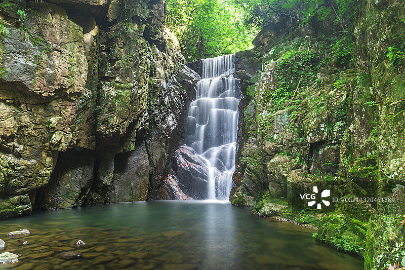 浙西大峡谷—柘林瀑—龙门瀑 杭州图片素材