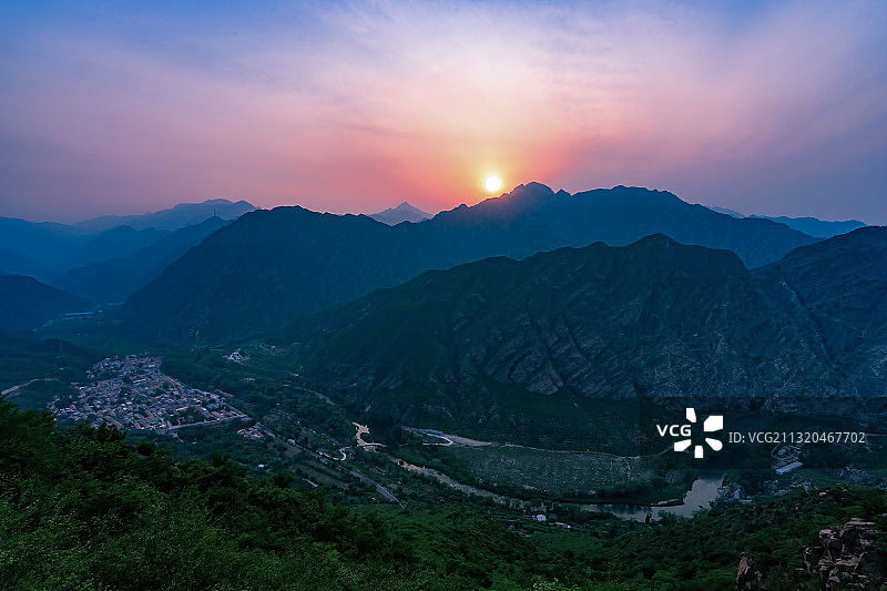幽州大峡谷-沿河城 北京图片素材