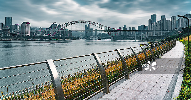 重庆城市风光 朝天门长江大桥图片素材