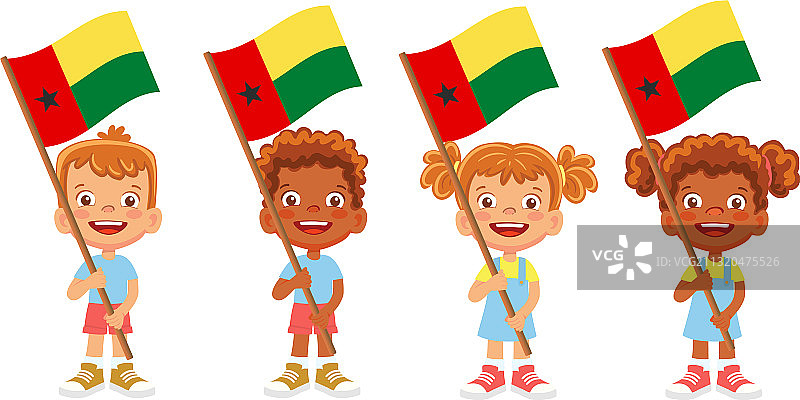 几内亚比绍国旗手势图片素材