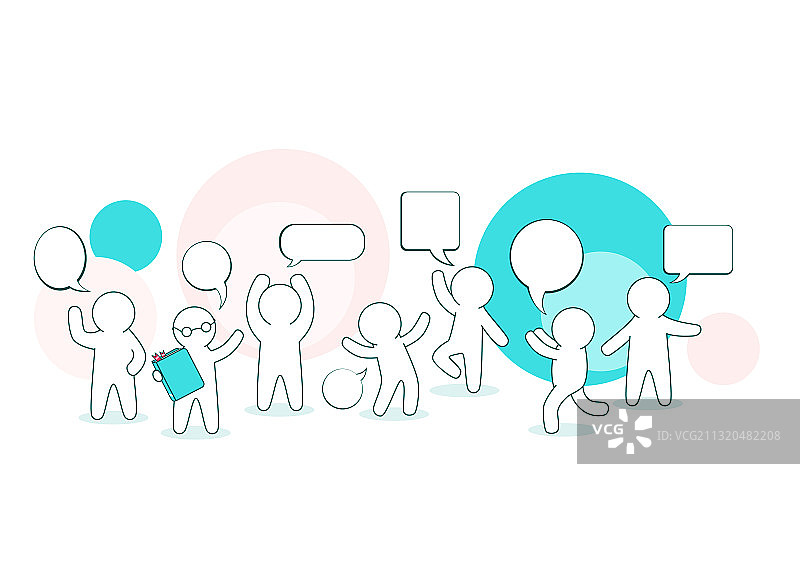 社交网络沟通概念图片素材