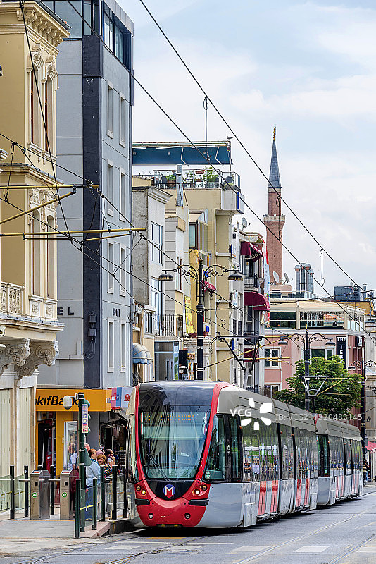 土耳其伊斯坦布尔城市街景风光图片素材
