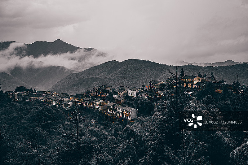 皖南最后的原住村落—木梨硔图片素材