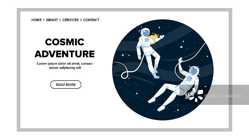 宇宙冒险宇航员图片素材