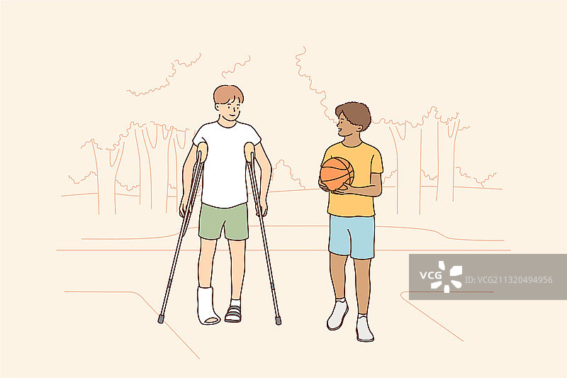 医疗保健运动篮球友谊图片素材