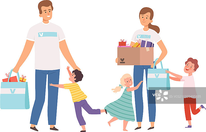 志愿者访问孤儿院，孩子们很开心图片素材