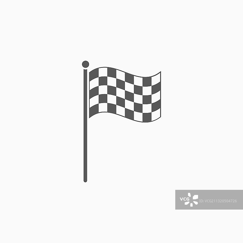 赛车旗帜图标图片素材
