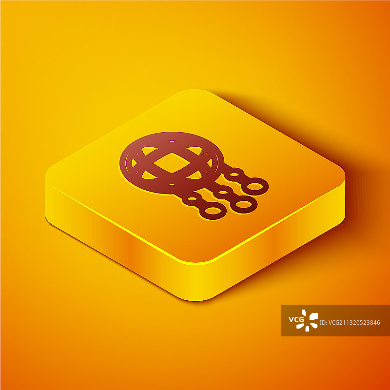 2.5D线条捕梦网羽毛图标图片素材