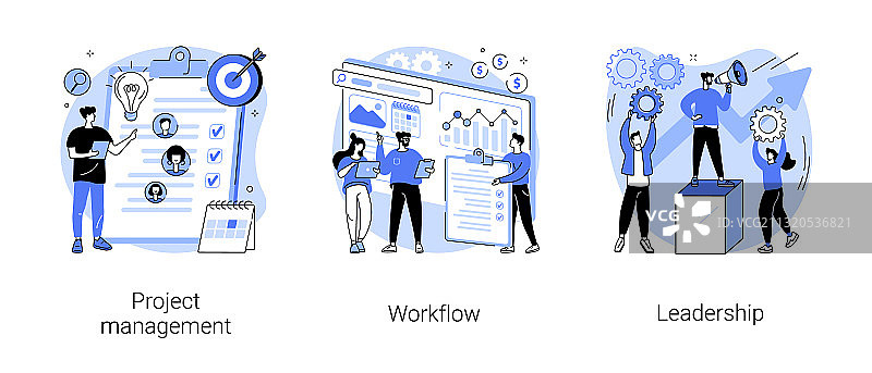 企业管理抽象概念图片素材