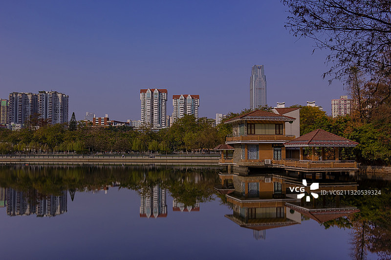东湖风光图片素材