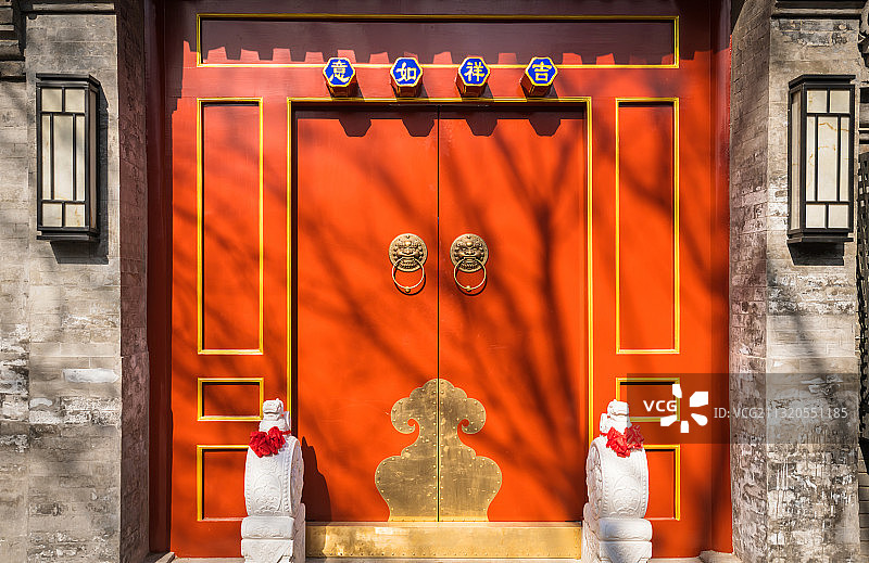 北京，胡同，四合院，中国文化图片素材