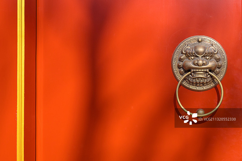 中国红，门，中国文化，四合院，胡同图片素材