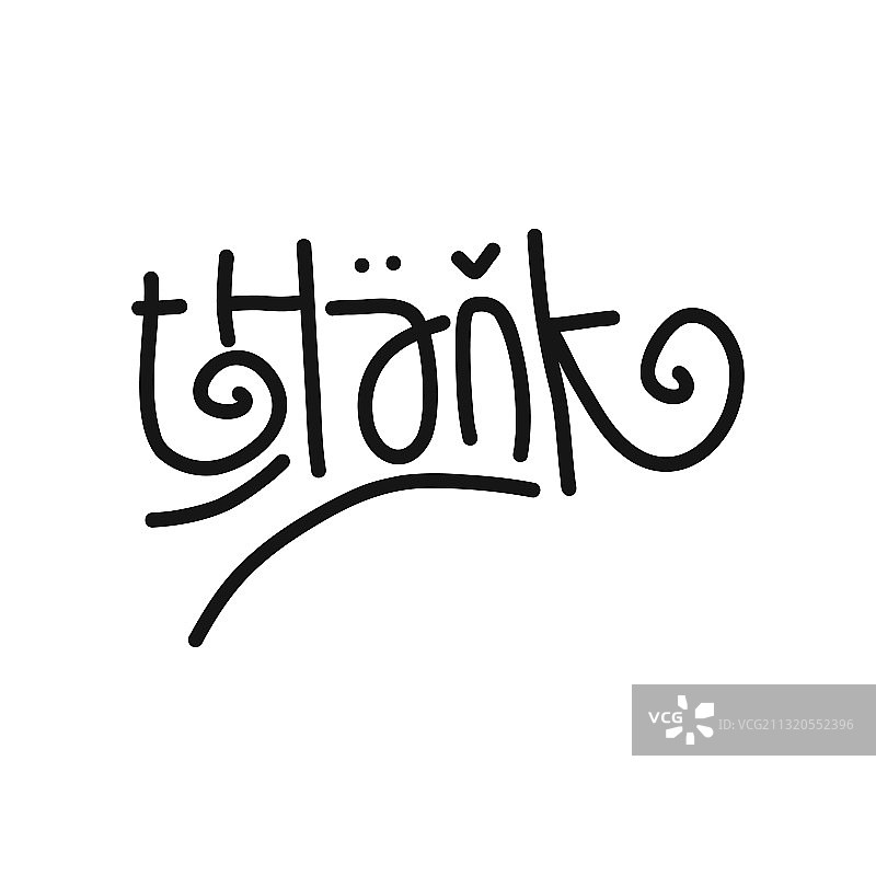 手绘感谢信图片素材