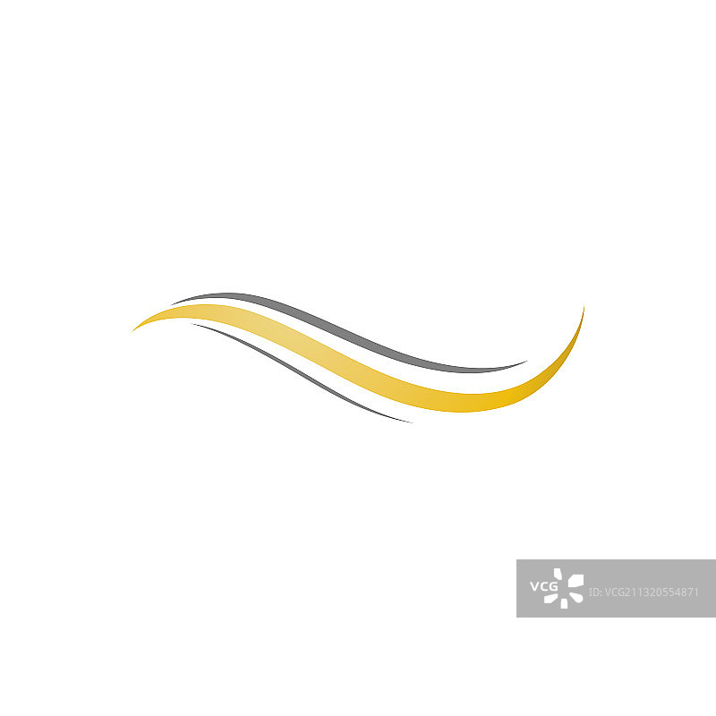 波浪发型Logo图标图片素材