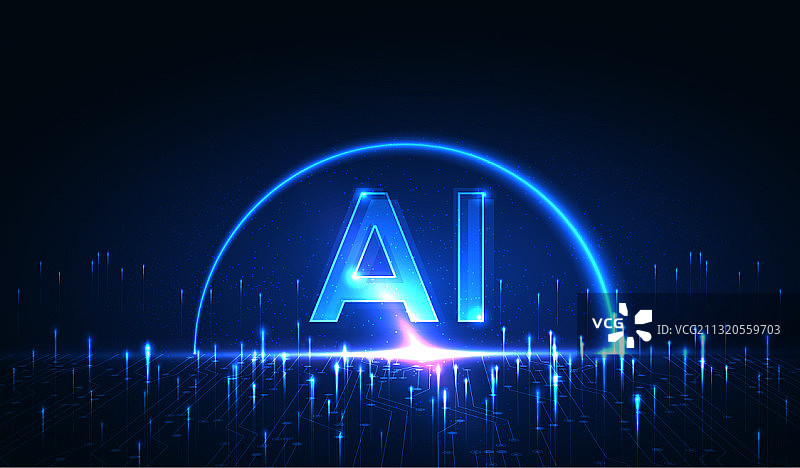 人工智能机器学习数据图片素材