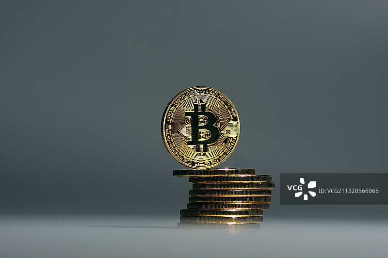 比特币，加密货币，瑞波币，莱特币图片素材