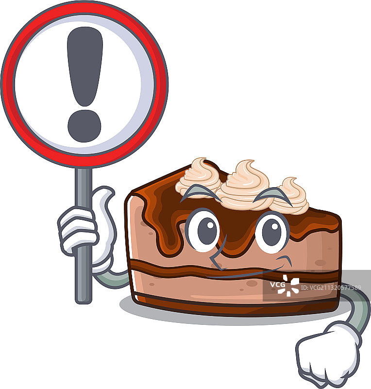 巧克力风格的可爱吉祥物角色图片素材