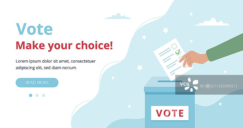 投票箱投票网页图片素材