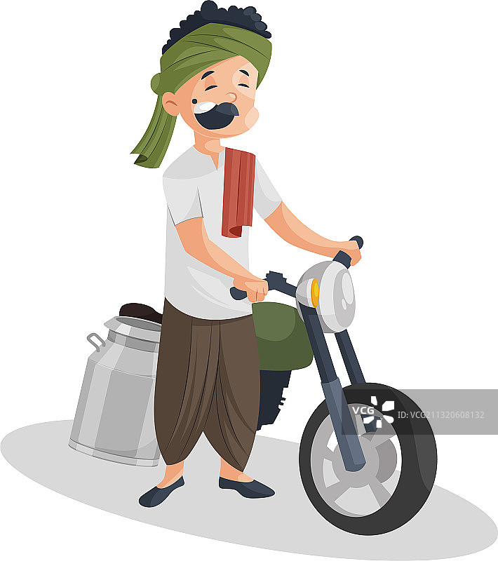 送奶工人图片素材