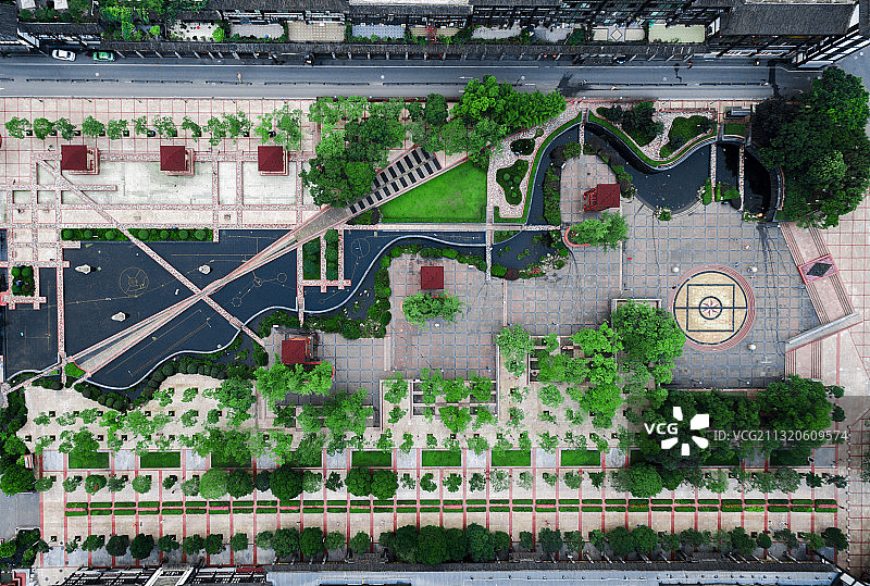 新都 桂湖 宝光寺 西南石油大学 城市天际线 三河场 新都一图片素材