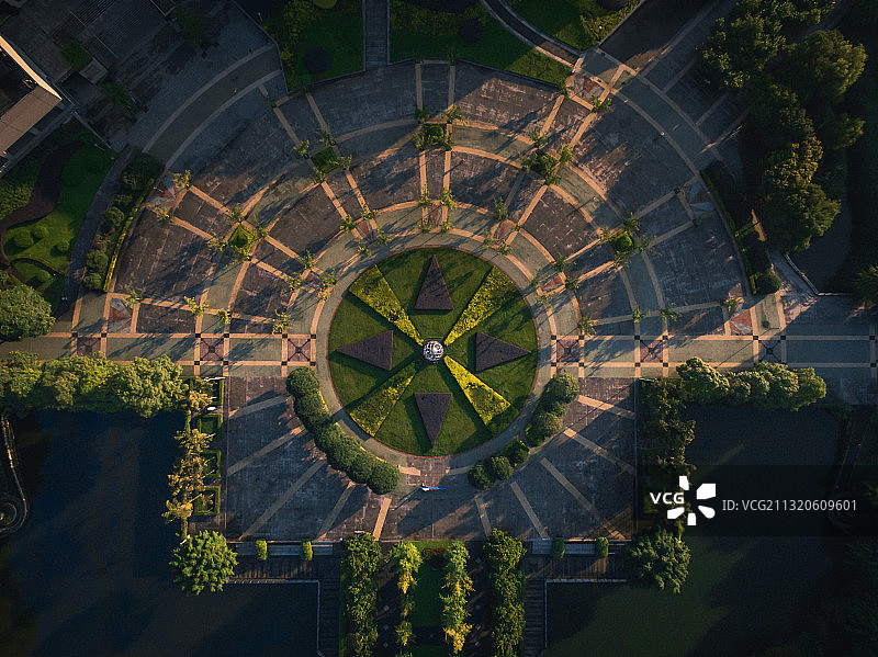 新都 桂湖 宝光寺 西南石油大学 城市天际线 三河场 新都一图片素材