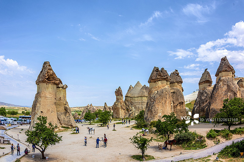 土耳其格雷梅卡帕多奇亚精灵的烟囱图片素材