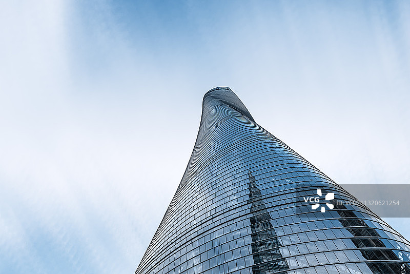 中国上海浦东陆家嘴摩天大楼CBD城市建筑特写图片素材