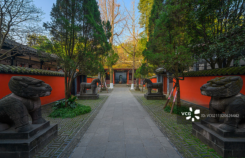 中国四川成都武侯祠景色图片素材