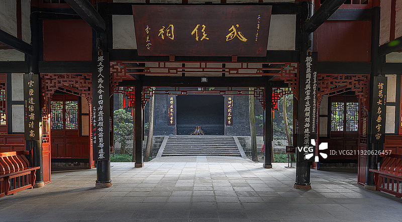 中国四川成都武侯祠景色图片素材