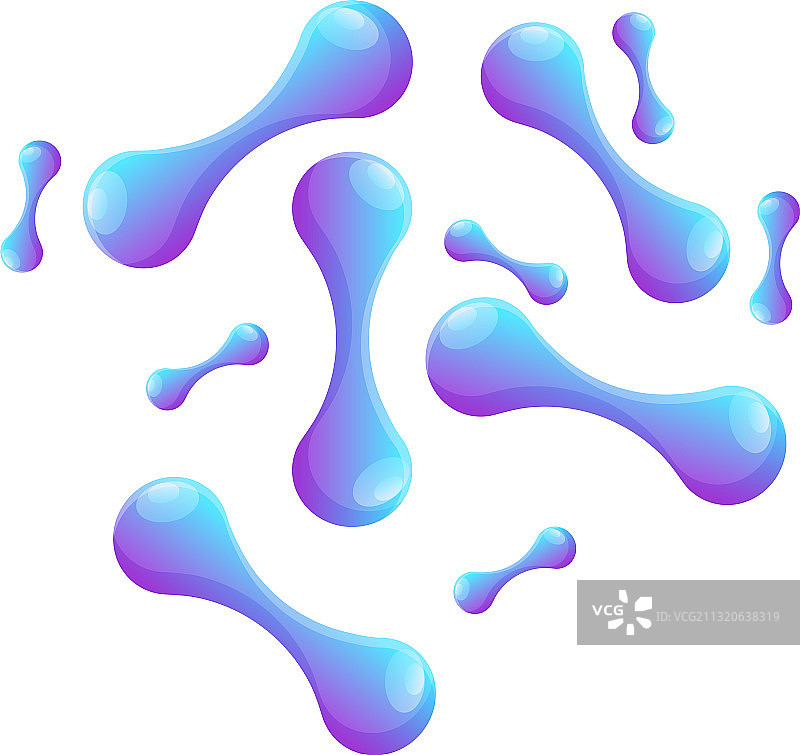 卡通风格的乳酸杆菌益生菌图标图片素材